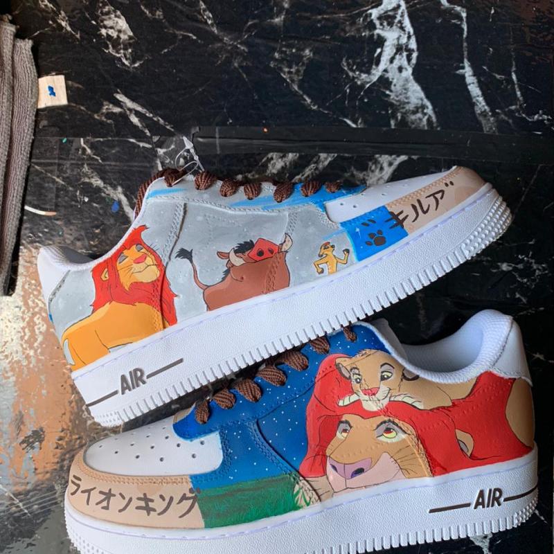 air force Hakuna Matata anime, Nike air force The Lion King