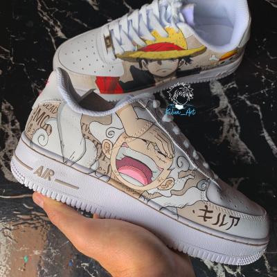 air force One Piece anime, Nike air force Lofi One Piece