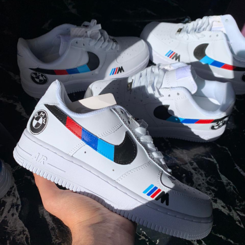 BMW Air force 1 custom - BMW Sneakers - BMW hand painted