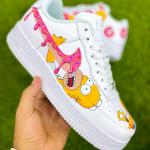 The Simpsons Air Force 1 Custom - Hand painted