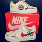 Nike Air Force 1  / ALFA ROMEO AF1 / Baskets personnalisées